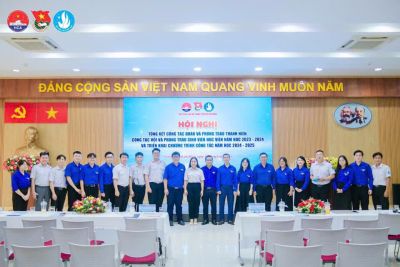 HỘI NGHỊ TỔNG KẾT CÔNG TÁC ĐOÀN VÀ PHONG TRÀO THANH NIÊN, CÔNG TÁC HỘI VÀ PHONG TRÀO SINH VIÊN NĂM 2023 - 2024 VÀ TRIỂN KHAI CHƯƠNG TRÌNH CÔNG TÁC NĂM HỌC 2024 - 2025