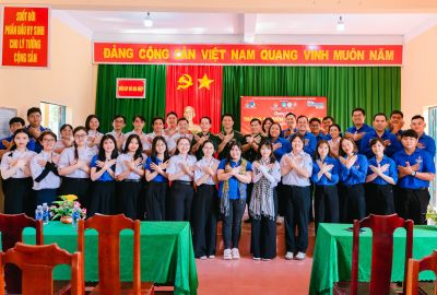 SINH VI&Ecirc;N TH&Agrave;NH PHỐ T&Iacute;CH CỰC THAM GIA CHƯƠNG TR&Igrave;NH &ldquo;TH&Aacute;NG BA BI&Ecirc;N GIỚI&rdquo; NĂM 2026 TẠI X&Atilde; B&Ugrave; GIA MẬP