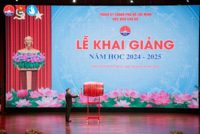 HỌC VIỆN CÁN BỘ THÀNH PHỐ HỒ CHÍ MINH TỔ CHỨC LỄ KHAI GIẢNG NĂM HỌC 2024 - 2025